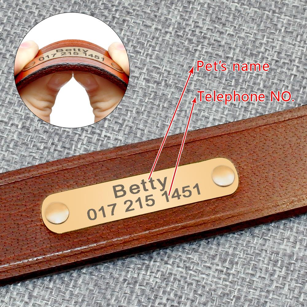 Handmade Personalized Leather Collar